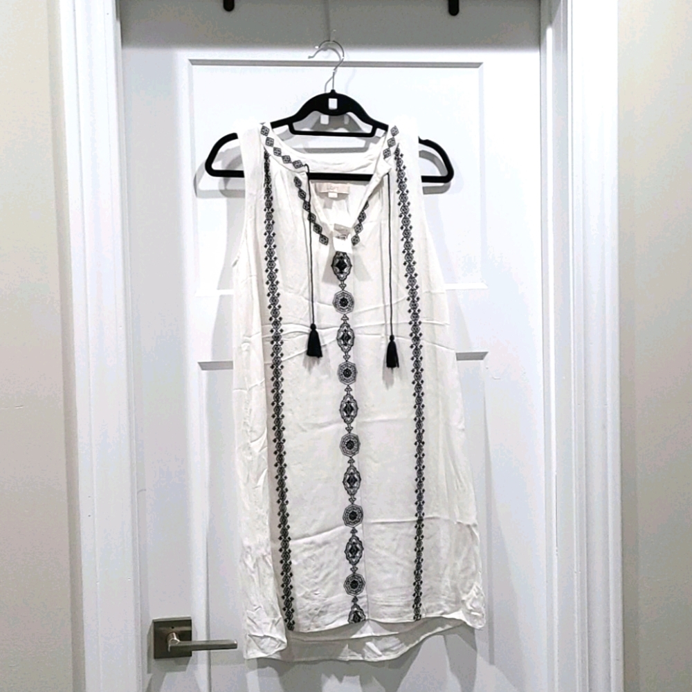 NWT White Ann Taylor Loft Dress